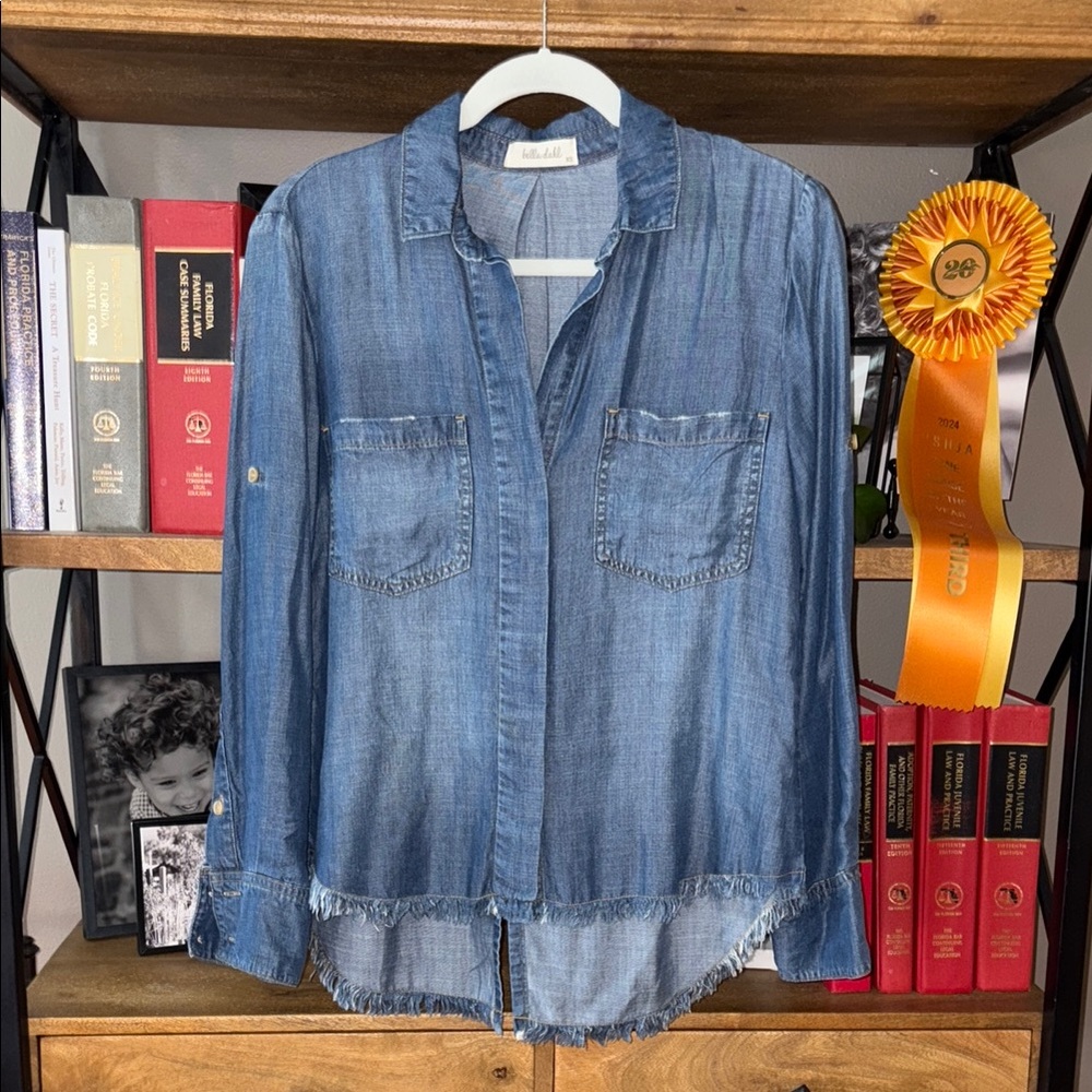 Bella Dahl Denim Top Loose Fit